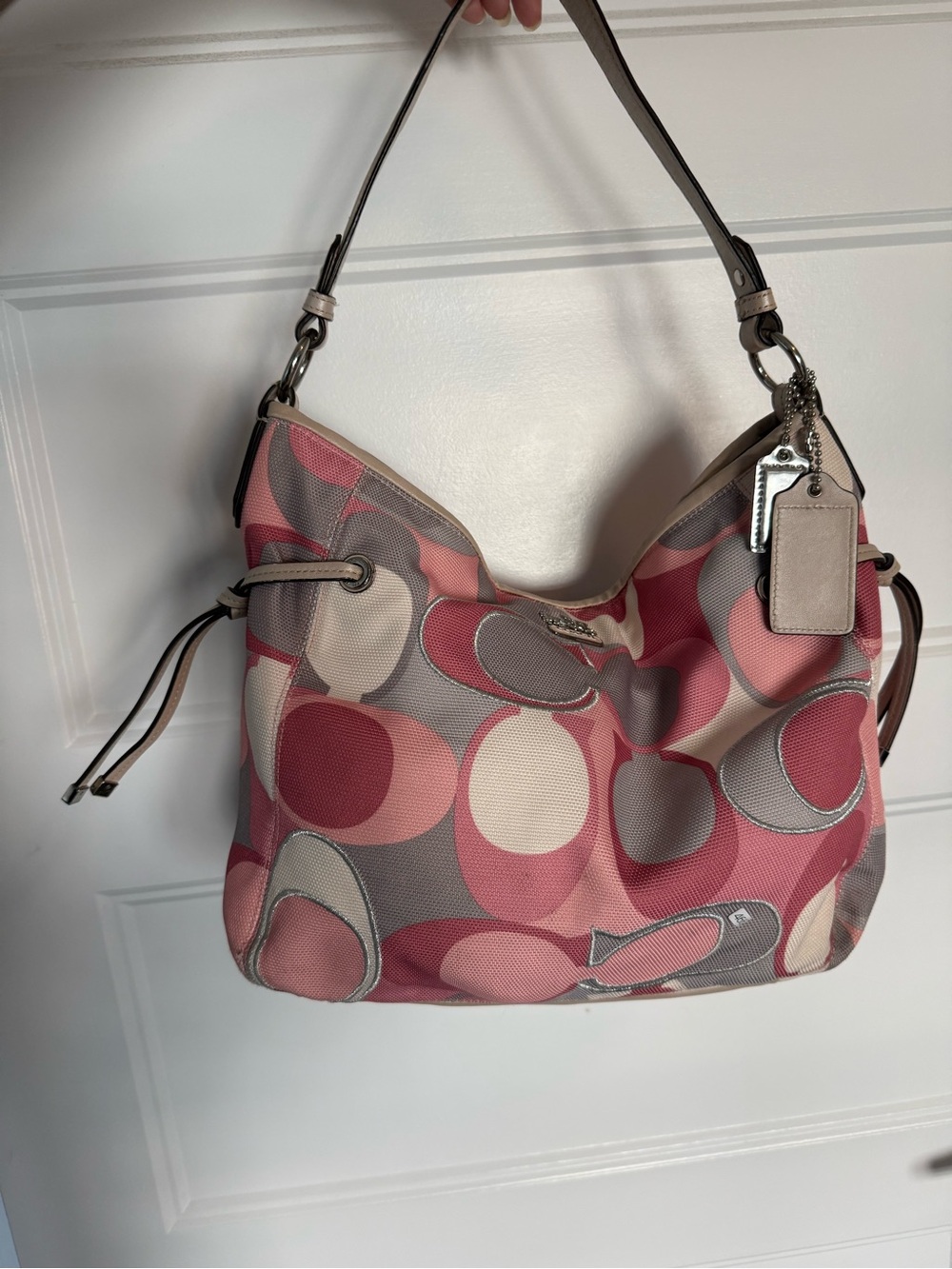 Coach Chelsea Scarf Print Hobo Bag